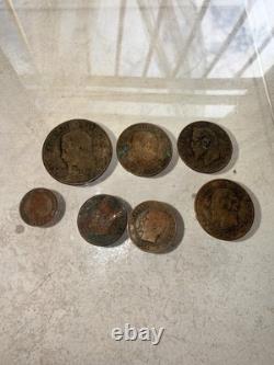 Lot pièces France francs/écu/ francs Napoléon3