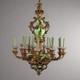 Lustre Ancien Napoléon Iii Bronze Doré Xixe Siècle Original
