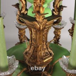 Lustre Ancien Napoléon III Bronze Doré XIXe Siècle Original