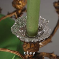 Lustre Ancien Napoléon III Bronze Doré XIXe Siècle Original