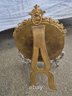 MAISON GIROUX, miroir en bronze à incrustations cloisonnées, EPOQUE Napoléon III