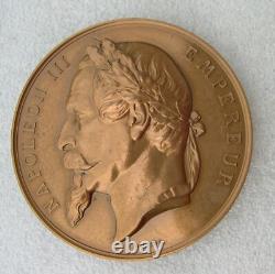 MEDAILLE NAPOLEON III ANNEXION DE LA SAVOIE ET DE NICE à LA FRANCE refrappe 1971