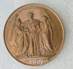 MEDAILLE NAPOLEON III ANNEXION DE LA SAVOIE ET DE NICE à LA FRANCE refrappe 1971