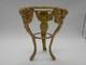 Magnifique Grand Socle Decor De Putti / Anges En Bronze Pour Vase Potiche