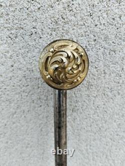 Magnifique Target Vertical En Bronze, Style Napoléon III, Loquet, Clenche, Porte
