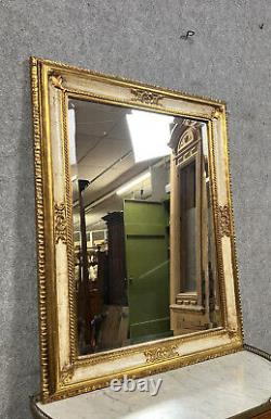 Magnifique miroir laqué et doré époque seconde partie XXeme siècle