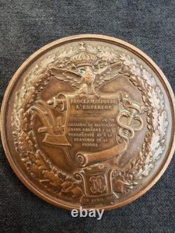 Medaille Napoléon III Plébiscite du 8 mai 1870 Bronze