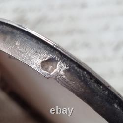 Médaillon XIXè Armoiries Peintes De Tocqueville Couronne Comtale 19thC