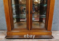 Mercier et Chaleyssin bibliothèque estampillée ép. Napoléon III en marquéterie