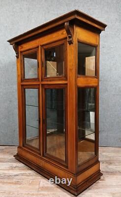 Mercier et Chaleyssin bibliothèque estampillée ép. Napoléon III en marquéterie