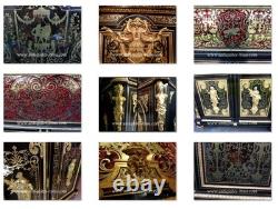 Meuble 2 portes en marqueterie Boulle époque Napoléon III