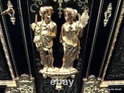 Meuble 2 portes en marqueterie Boulle époque Napoléon III