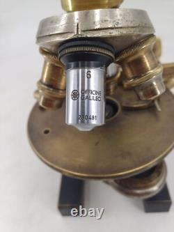 Microscope STIASSNIE XIXème Napoléon III bronze appareil scientifique qualité