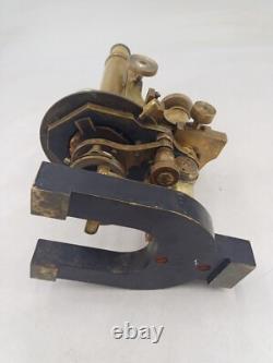 Microscope STIASSNIE XIXème Napoléon III bronze appareil scientifique qualité