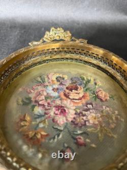 Mini plateau de vanité Napoléon III XIXe Bronze. Objet de vitrine