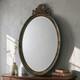 Miroir Ancien Ovale Bois Dor&eacute; Louis Xvi Napol&eacute;on Iii Laurier 110 Cm