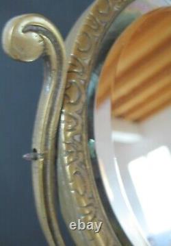 Miroir bronze Napoléon III putti