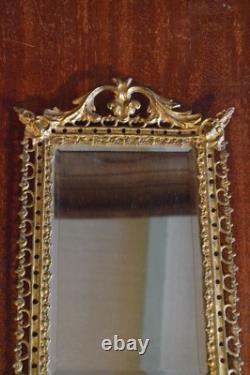 Miroir, encadrement bronze, Napoléon III