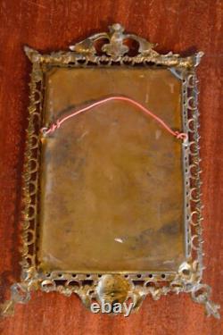 Miroir, encadrement bronze, Napoléon III