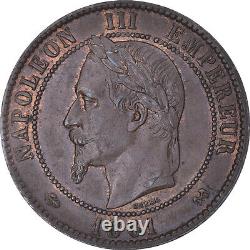 Monnaie, France, Napoleon III, 10 Centimes, 1861, Bordeaux, SUP, Bronze