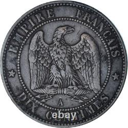 Monnaie, France, Napoléon III, 10 Centimes, 1870, Paris, Satirique, TTB+