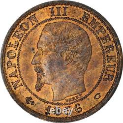 Monnaie, France, Napoleon III, Centime, 1856, Marseille, SUP+, Bronze Monnaie, France, Napoleon III, Centime, 1856, Marseille, SUP+, Bronze