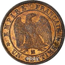 Monnaie, France, Napoleon III, Centime, 1856, Marseille, SUP+, Bronze Monnaie, France, Napoleon III, Centime, 1856, Marseille, SUP+, Bronze