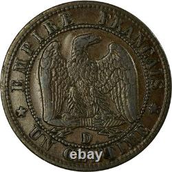 Monnaie, France, Napoleon III, Centime, 1857, Lyon, TB+, Bronze, Gadoury 86