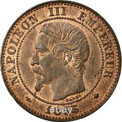 Monnaie, France, Napoleon III, Napoléon III, 2 Centimes, 1855, Strasbourg