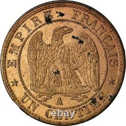 Monnaie, France, Napoleon III, Napoléon III, Centime, 1855, Paris, SPL, Bronze