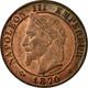 Monnaie, France, Napoleon Iii, Napoléon Iii, Centime, 1870, Paris, Sup, Bronze