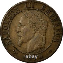 Monnaie, France, Napoleon III, Napoléon III, Centime, 1870, Paris, SUP, Bronze