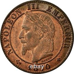 Monnaie, France, Napoleon III, Napoléon III, Centime, 1870, Paris, SUP, Bronze