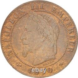 Monnaie, France, Napoleon III, Napoléon III, Centime, 1870, Paris, TTB, Bronze