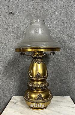 Monumentale lampe a pétrole époque Napoléon III vers 1880