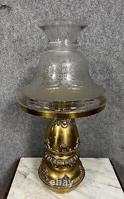 Monumentale lampe a pétrole époque Napoléon III vers 1880