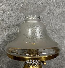 Monumentale lampe a pétrole époque Napoléon III vers 1880