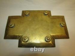 NECESSAIRE A FUMEUR SERVICE BRONZE DORE Napoléon III antique ornate desk smoke