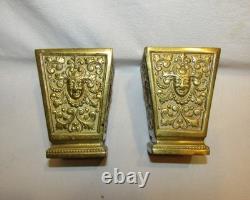 NECESSAIRE A FUMEUR SERVICE BRONZE DORE Napoléon III antique ornate desk smoke