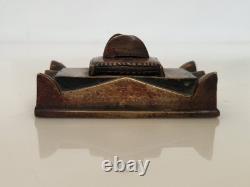 Napoléon 1er Boîte sarcophage en bronze massif patine conservée ca 1850
