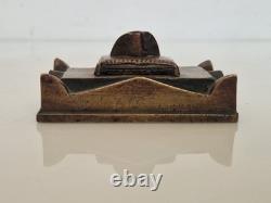 Napoléon 1er Boîte sarcophage en bronze massif patine conservée ca 1850