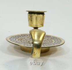 Napoléon III Bronze Barbedienne Émailleur Bougeoir