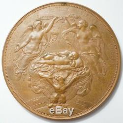 Napoleon III Rare Medaille Paris Offre Le Berceau Du Prince Imperial 1856