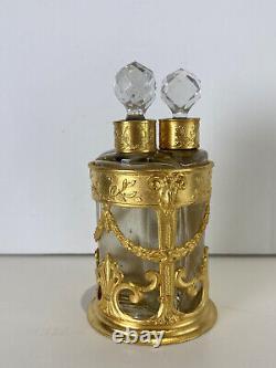Necessaire A Parfums En Bronze Doré Et Verre Epoque Napoleon III