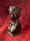 Objet De Curiosité Bronze à L'antique Portrait Féminin Curiosa Sculpture