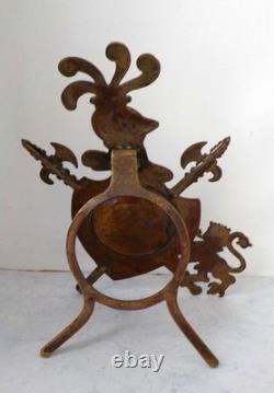 Original Porte Montre émaux cloisonnés sur bronze 19e Napoléon III B7