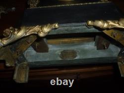 PENDULE EN BRONZE NAPOLEON III XIX em