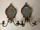 Paire Applique Bronze Miroir Style Napoleon Iii
