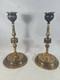 Paire De Bougeoirs Candlestick À Lorientale D'époque Napoléon Iii