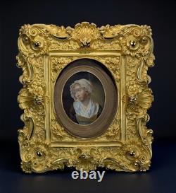 Paire De Cadres Époque Napoléon III En Bronze Doré A L Or De Style Louis XV